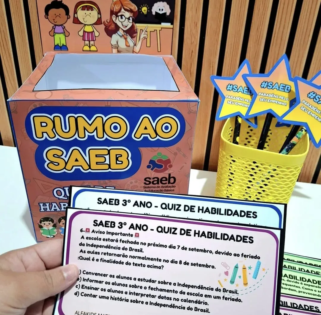 Rumo ao Saeb - Quiz de Habilidades 3° ano Ensino Médio — imagem 3