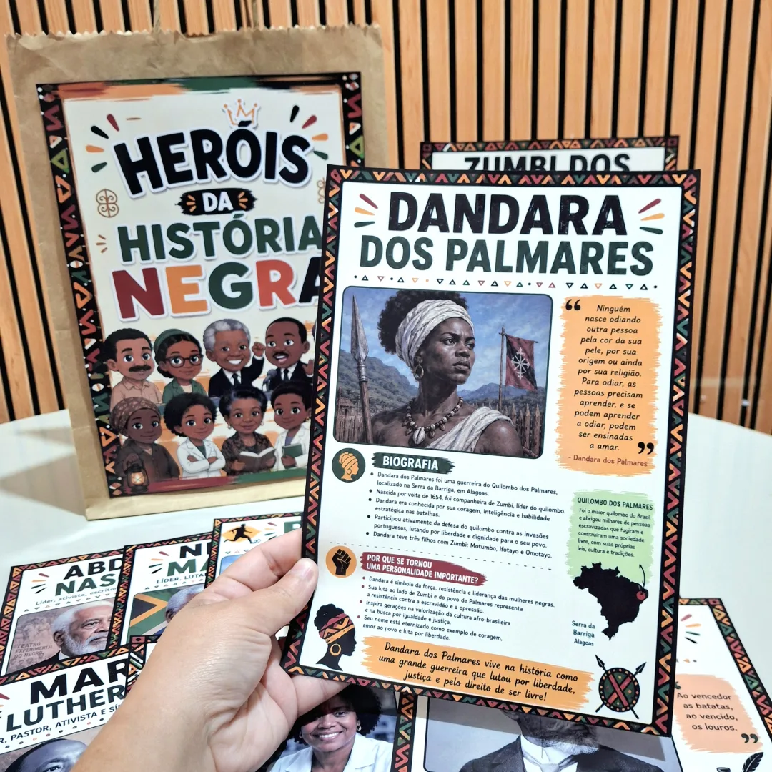 Sacola Interativa - Heróis da História Negra — imagem 3