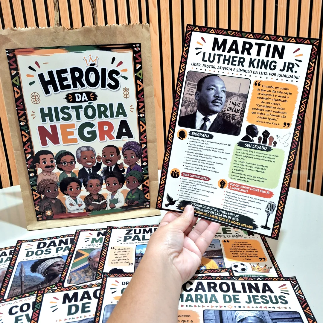 Sacola Interativa - Heróis da História Negra — imagem 6