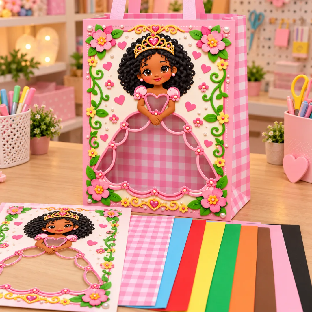 Sacola A Princesa do Vestido Xadrez - Educação Infantil - Arquivo Digital — imagem 2