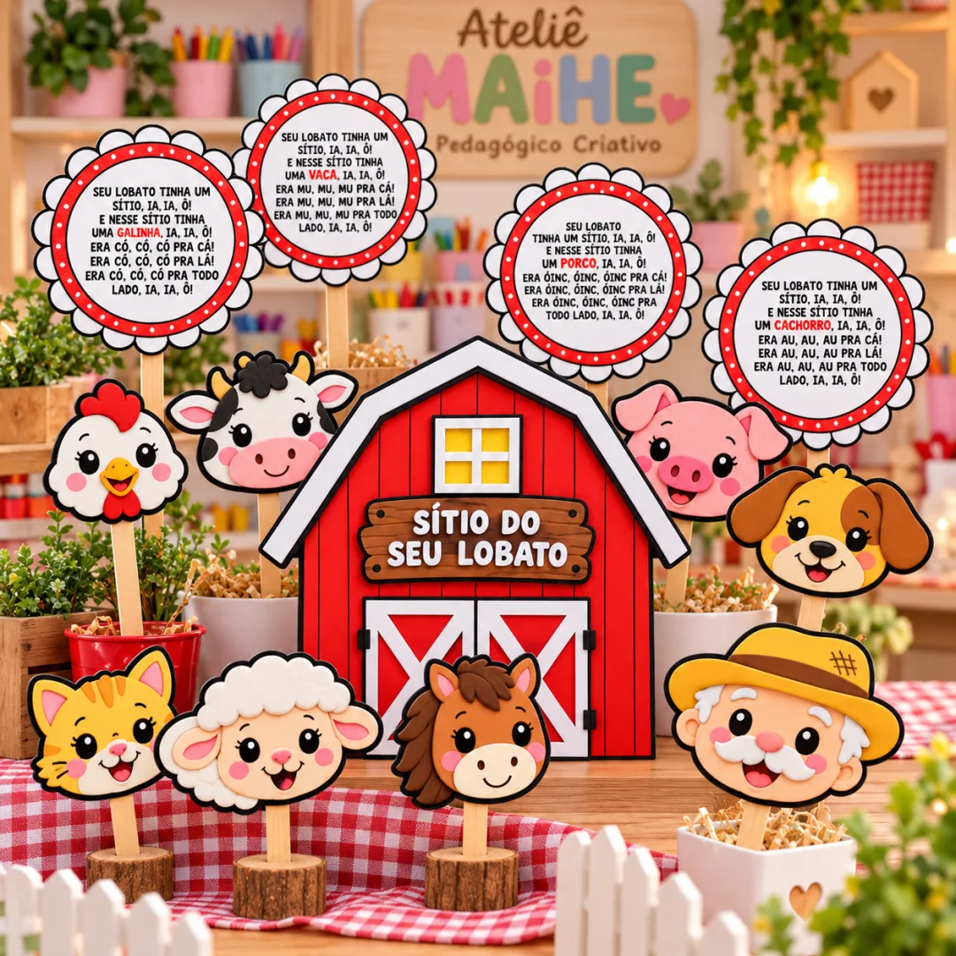 Sacola Celeiro — Sítio Do Seu Lobato - Educação Infantil - Arquivo Digital  — imagem 4