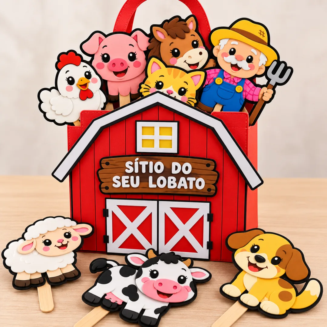 Sacola Celeiro — Sítio Do Seu Lobato - Educação Infantil - Arquivo Digital  — imagem 5