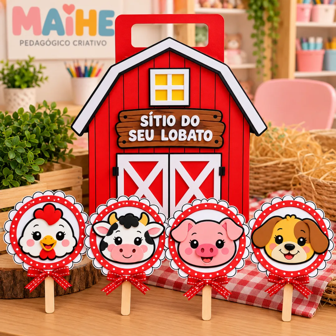 Sacola Celeiro — Sítio Do Seu Lobato - Educação Infantil - Arquivo Digital  — imagem 5