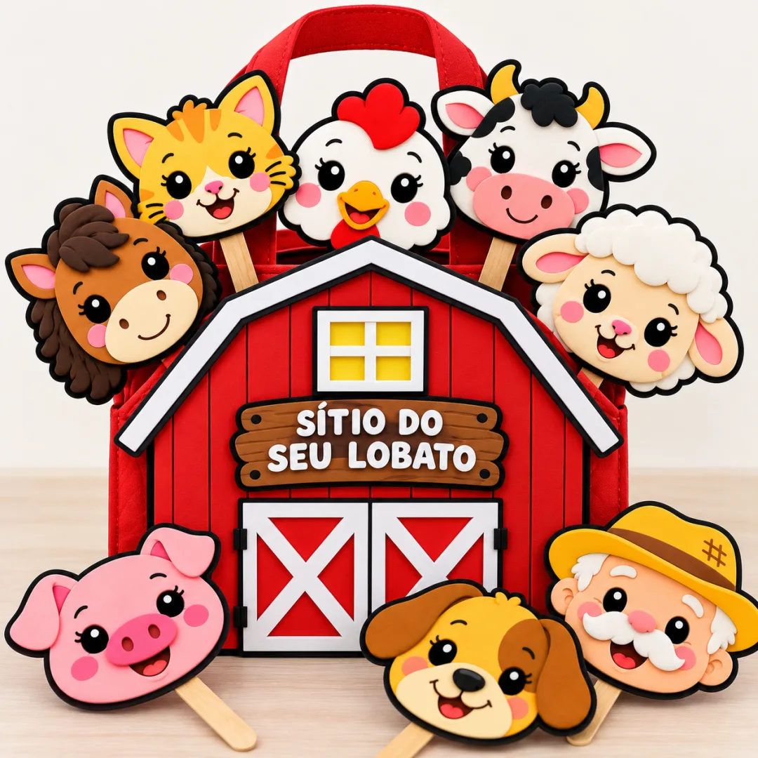 Sacola Celeiro — Sítio Do Seu Lobato - Educação Infantil - Arquivo Digital  — imagem 3