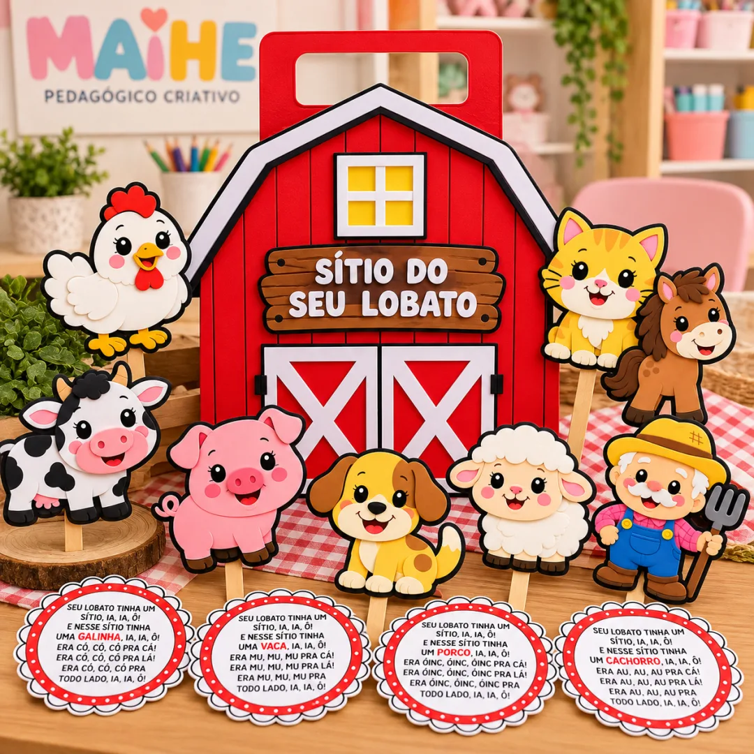 Sacola Celeiro — Sítio Do Seu Lobato - Educação Infantil - Arquivo Digital  — imagem 2