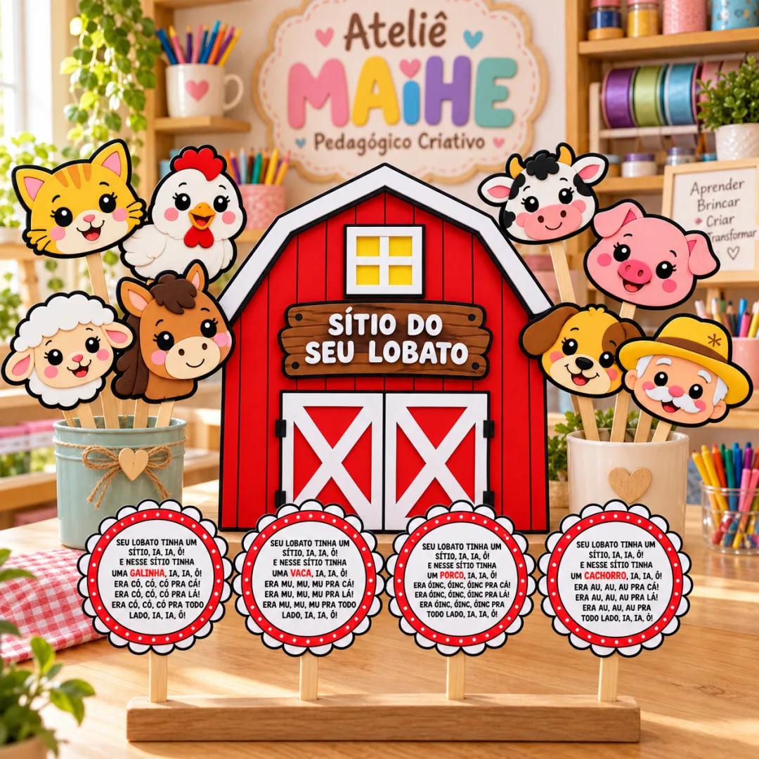 Sacola Celeiro — Sítio Do Seu Lobato - Educação Infantil - Arquivo Digital  — imagem 6