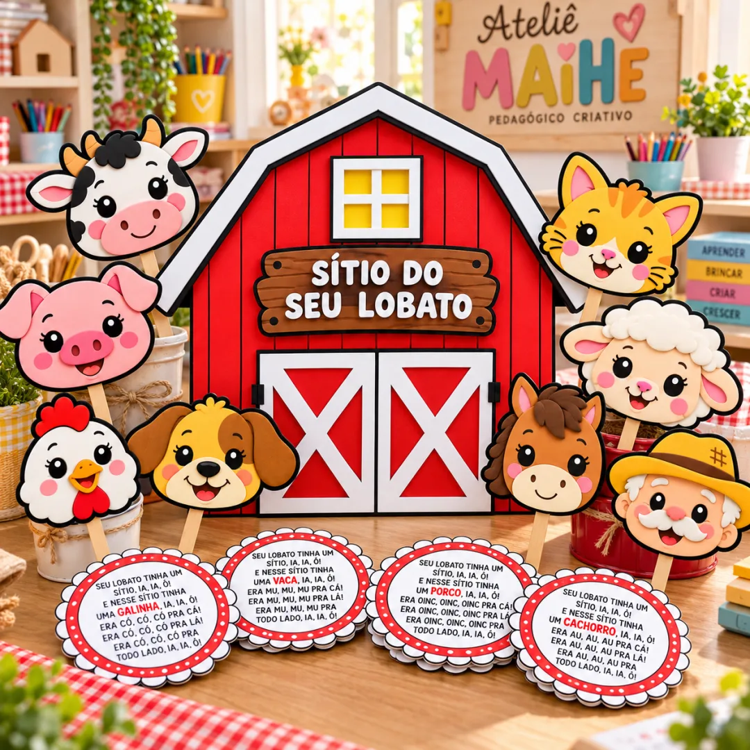 Sacola Celeiro — Sítio Do Seu Lobato - Educação Infantil - Arquivo Digital  — imagem 3