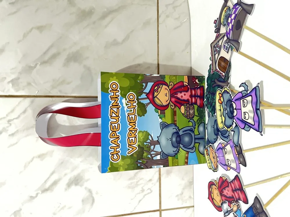 Sacola Chapeuzinho Vermelho — Pronto para Imprimir — imagem 2