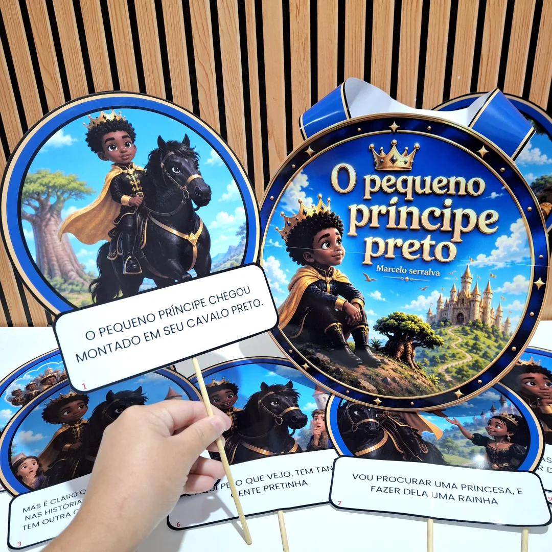 Sacola Contação de História - O Pequeno Príncipe Preto — imagem 3