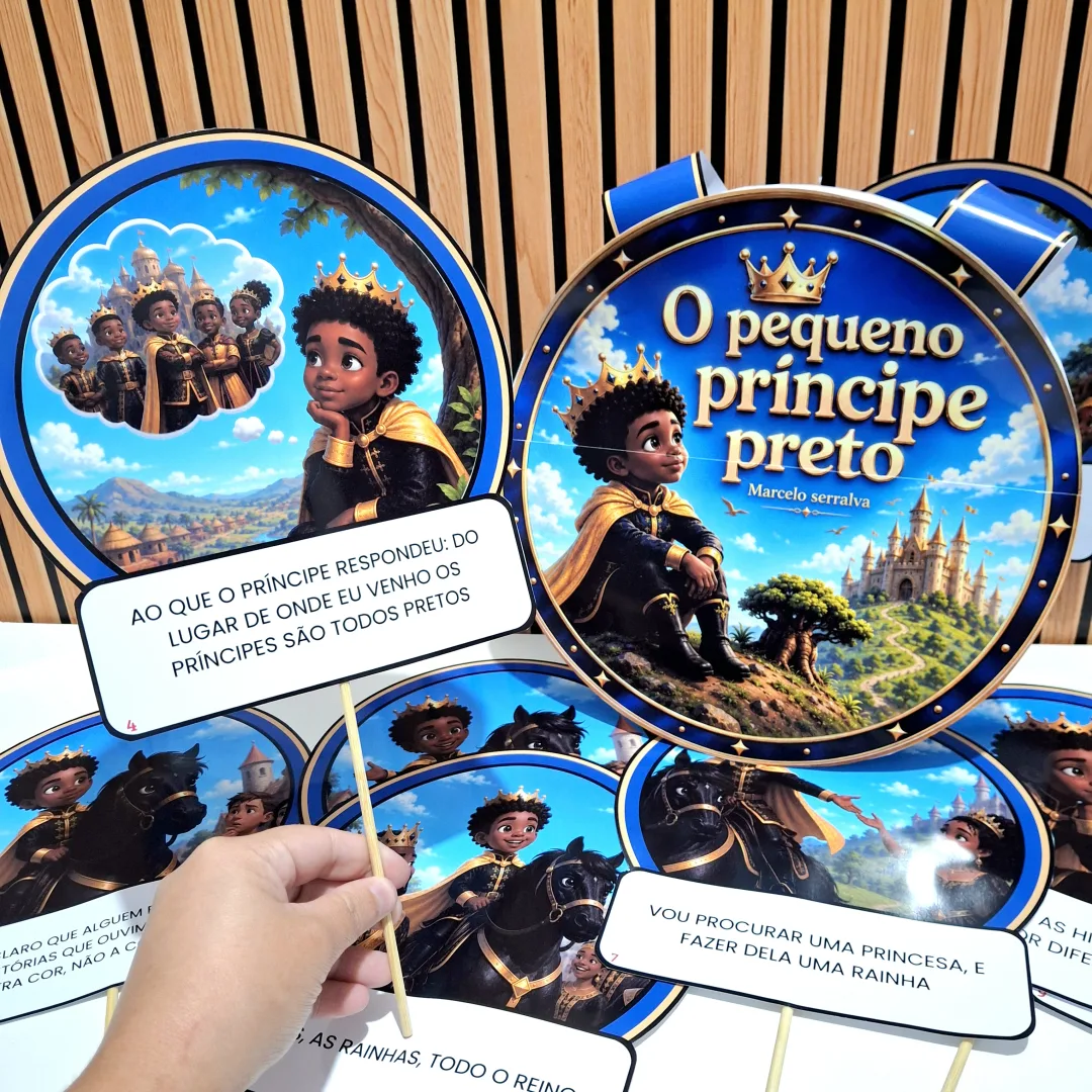 Sacola Contação de História - O Pequeno Príncipe Preto — imagem 4