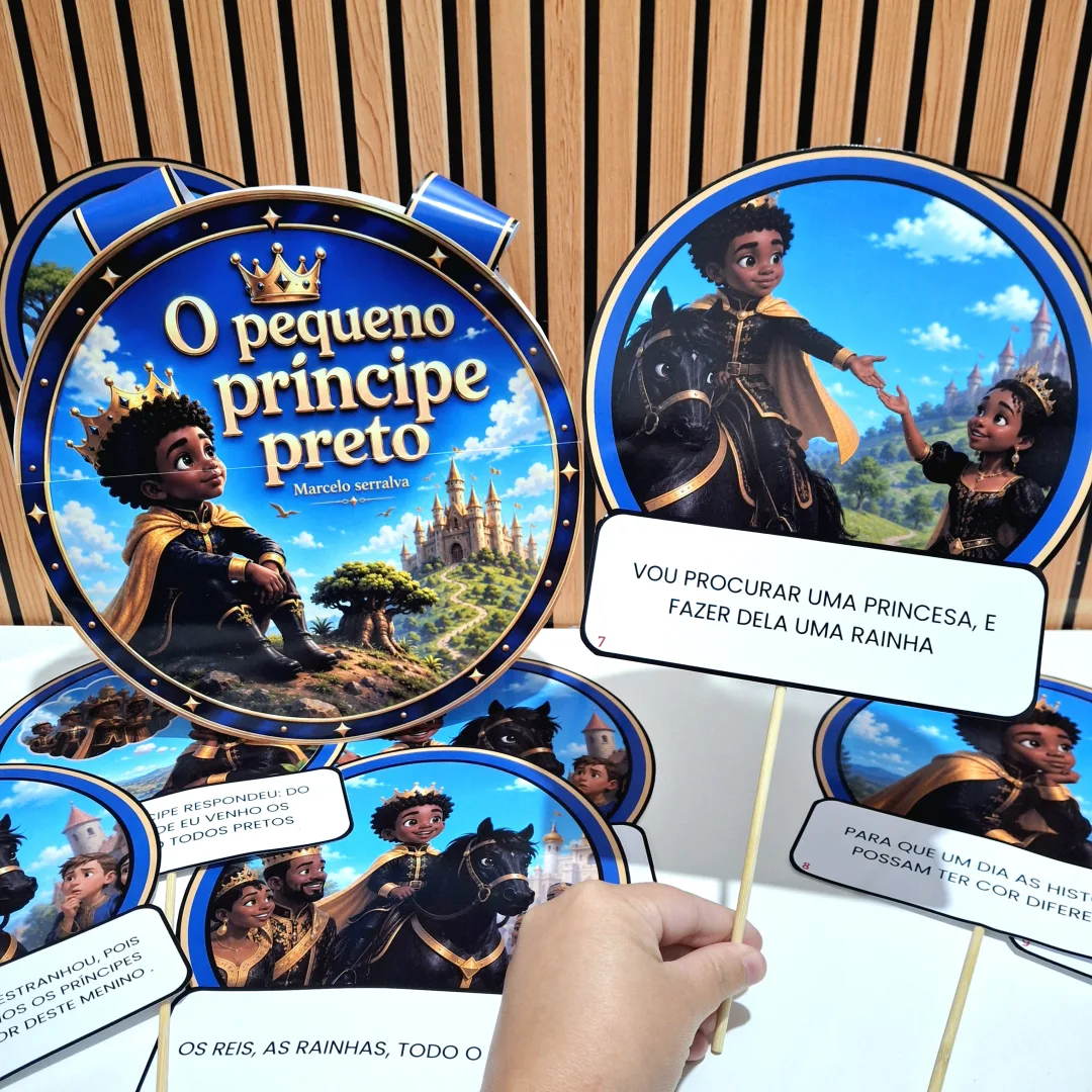 Sacola Contação de História - O Pequeno Príncipe Preto — imagem 6