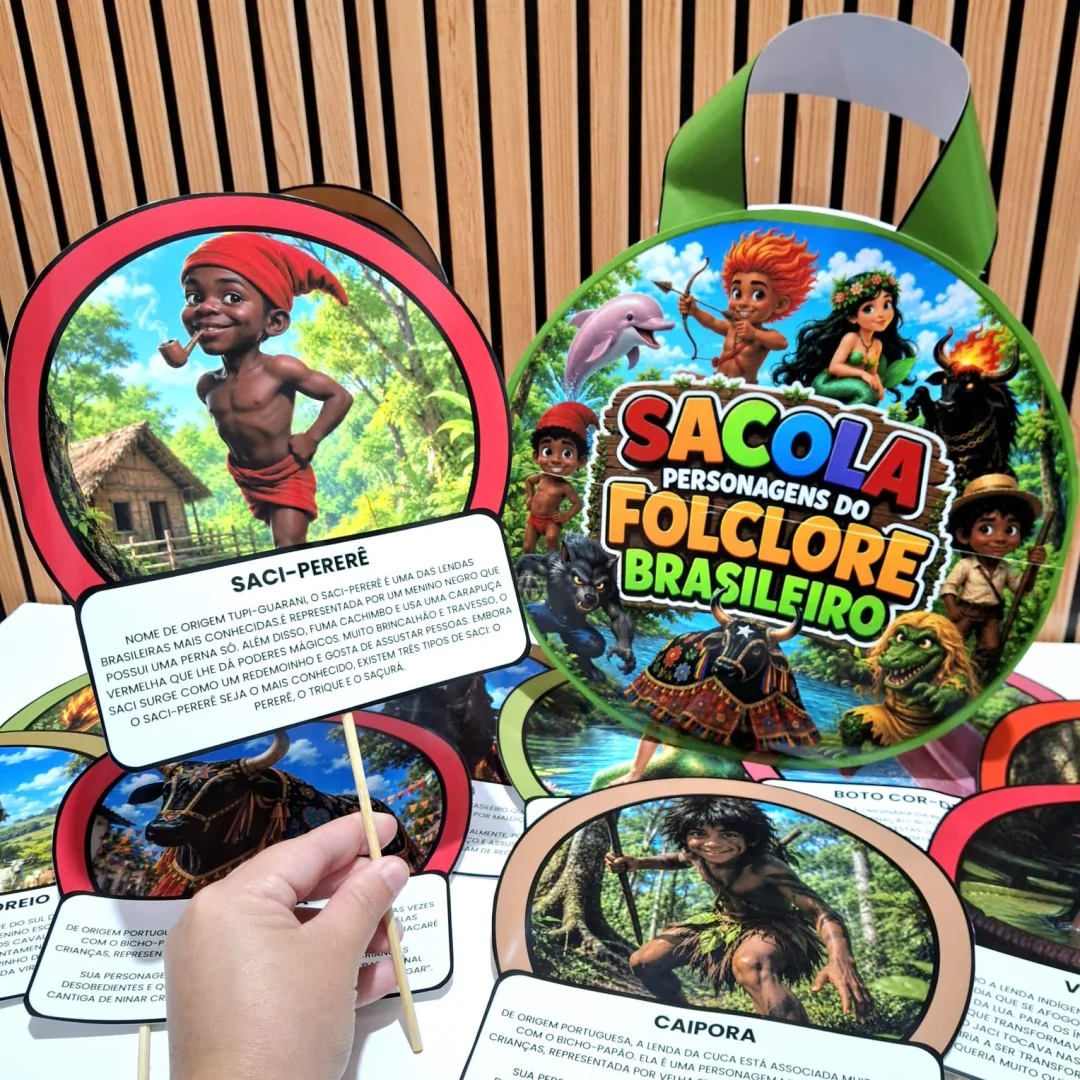 Sacola Contação de História - Personagens do Folclore Brasileiro — imagem 2