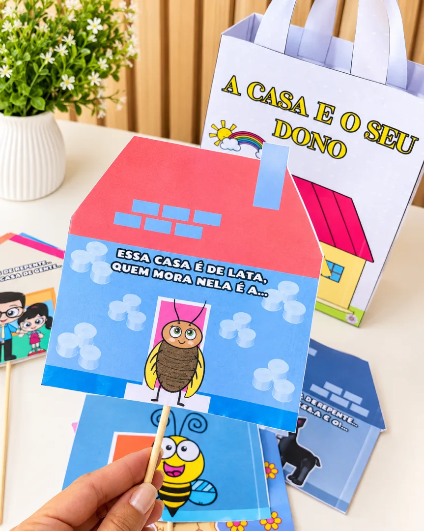 Sacola de Contação de História “A Casa e o Seu Dono” - Educação Infantil - PDF — imagem 2