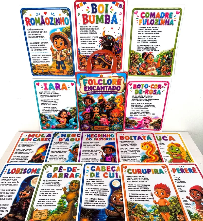 Sacola Folclore Encantado em Poemas — imagem 3
