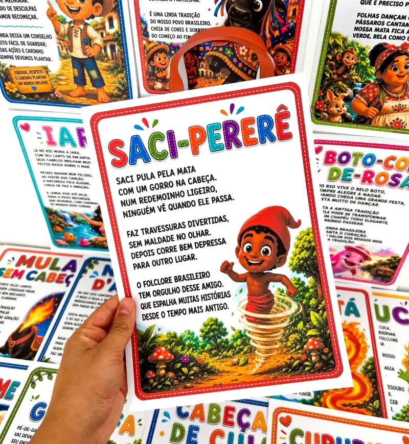 Sacola Folclore Encantado em Poemas — imagem 5