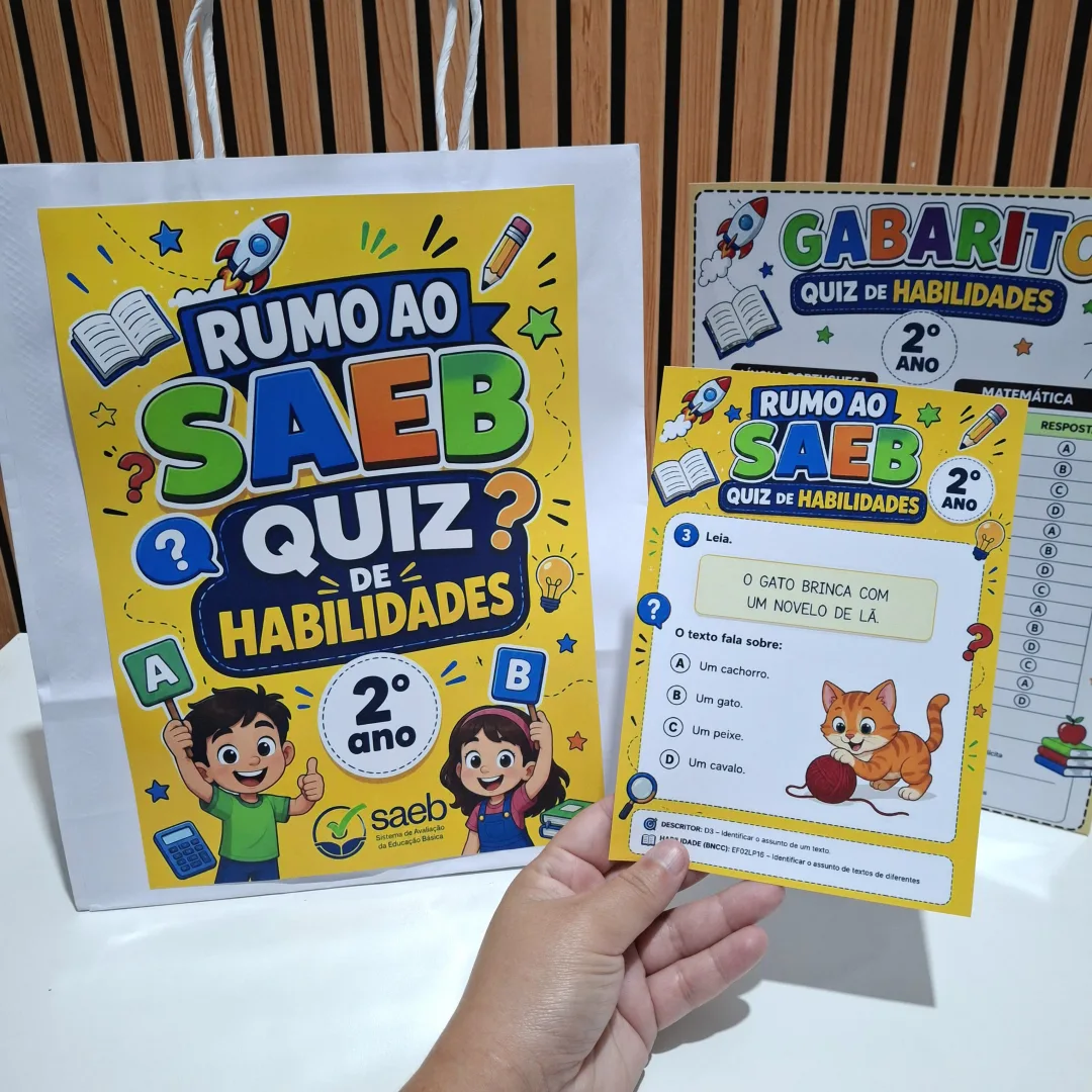 Sacola Interativa - Quiz Rumo ao Saeb | 2° ano Fundamental — imagem 2