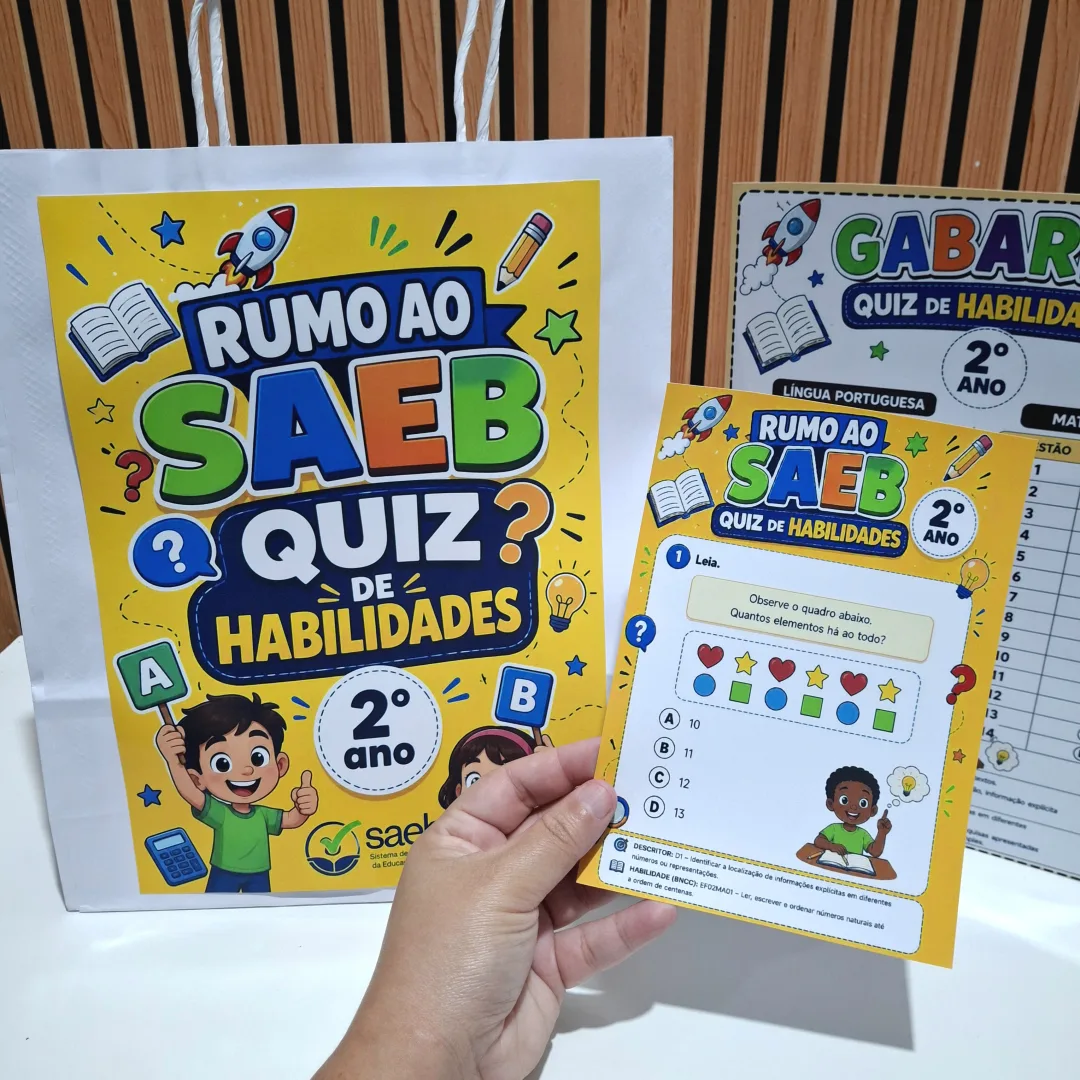 Sacola Interativa - Quiz Rumo ao Saeb | 2° ano Fundamental — imagem 3