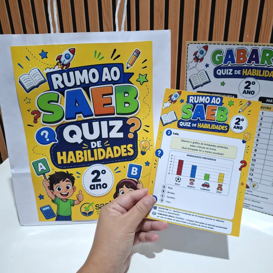 Sacola Interativa - Quiz Rumo ao Saeb | 2° ano Fundamental — imagem 4