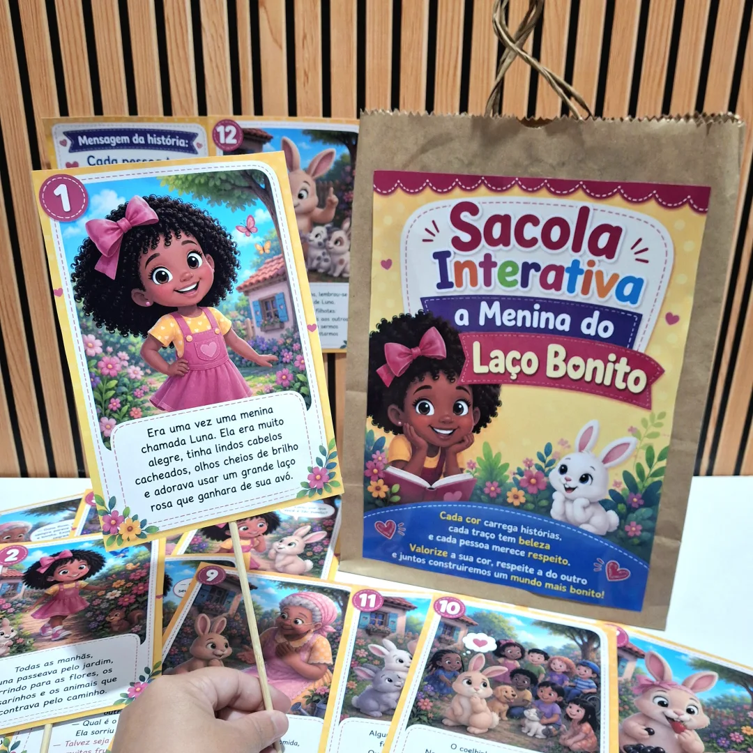 Sacola Interativa - A Menina do Laço Bonito — imagem 2