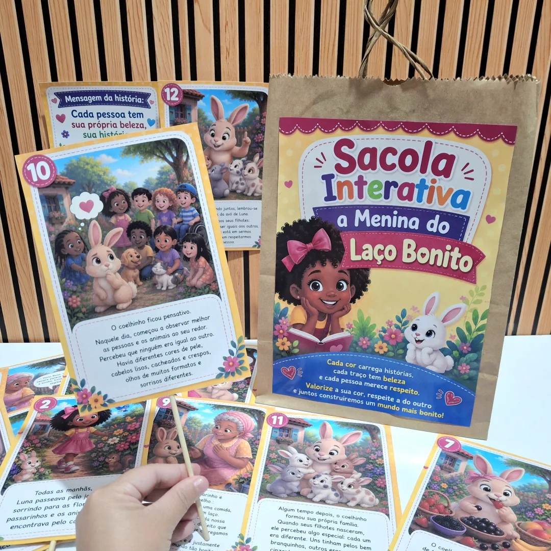 Sacola Interativa - A Menina do Laço Bonito — imagem 3