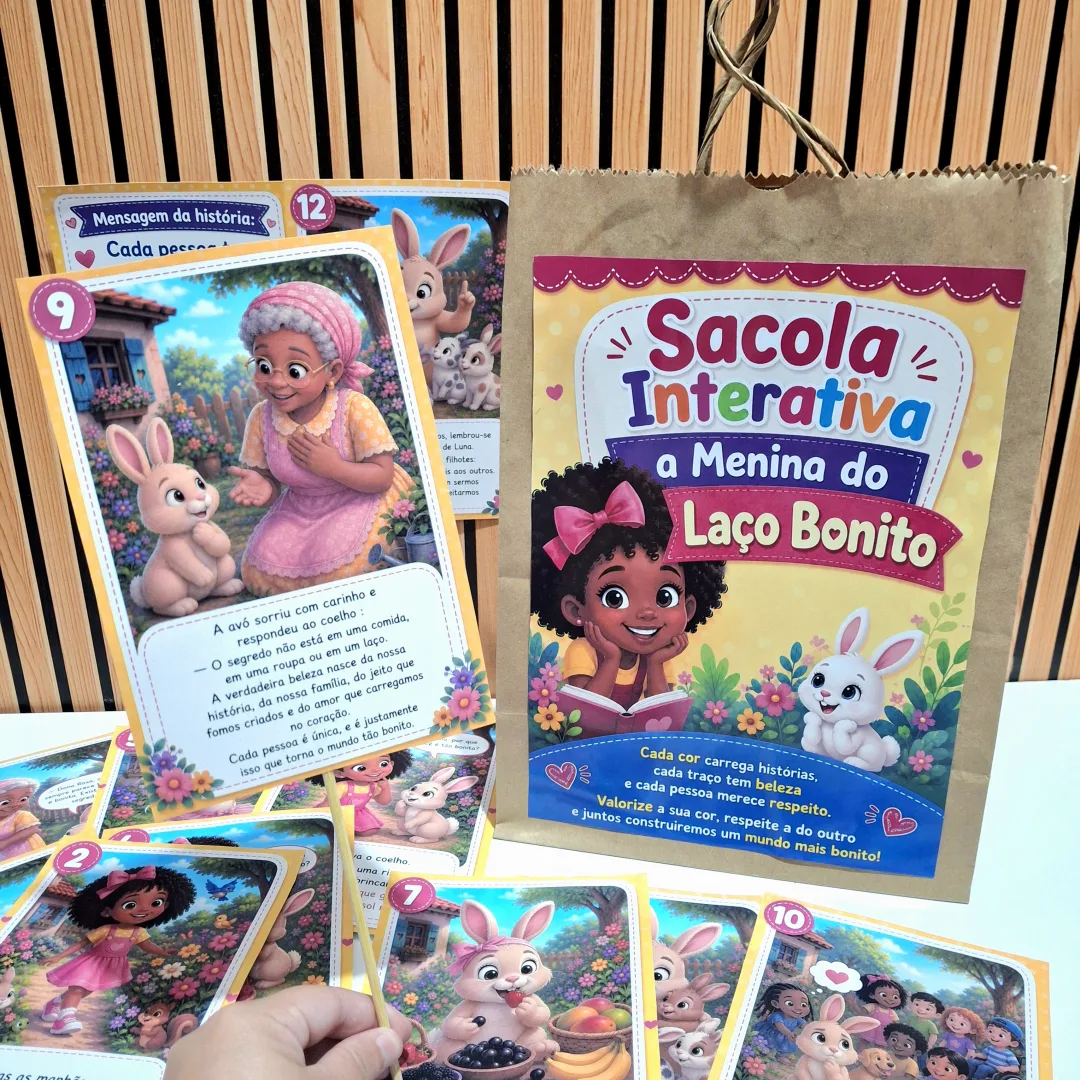 Sacola Interativa - A Menina do Laço Bonito — imagem 4