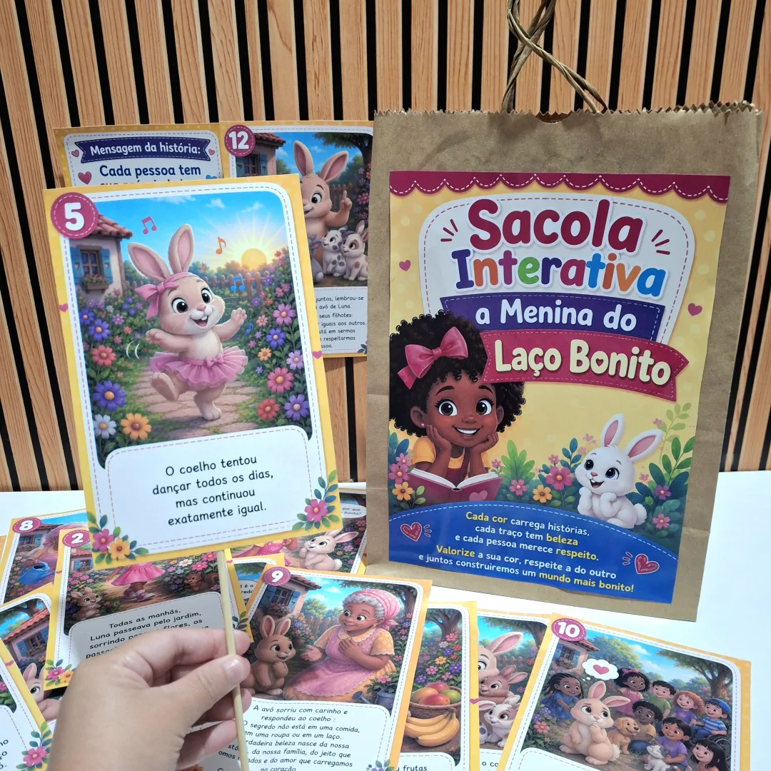 Sacola Interativa - A Menina do Laço Bonito — imagem 5