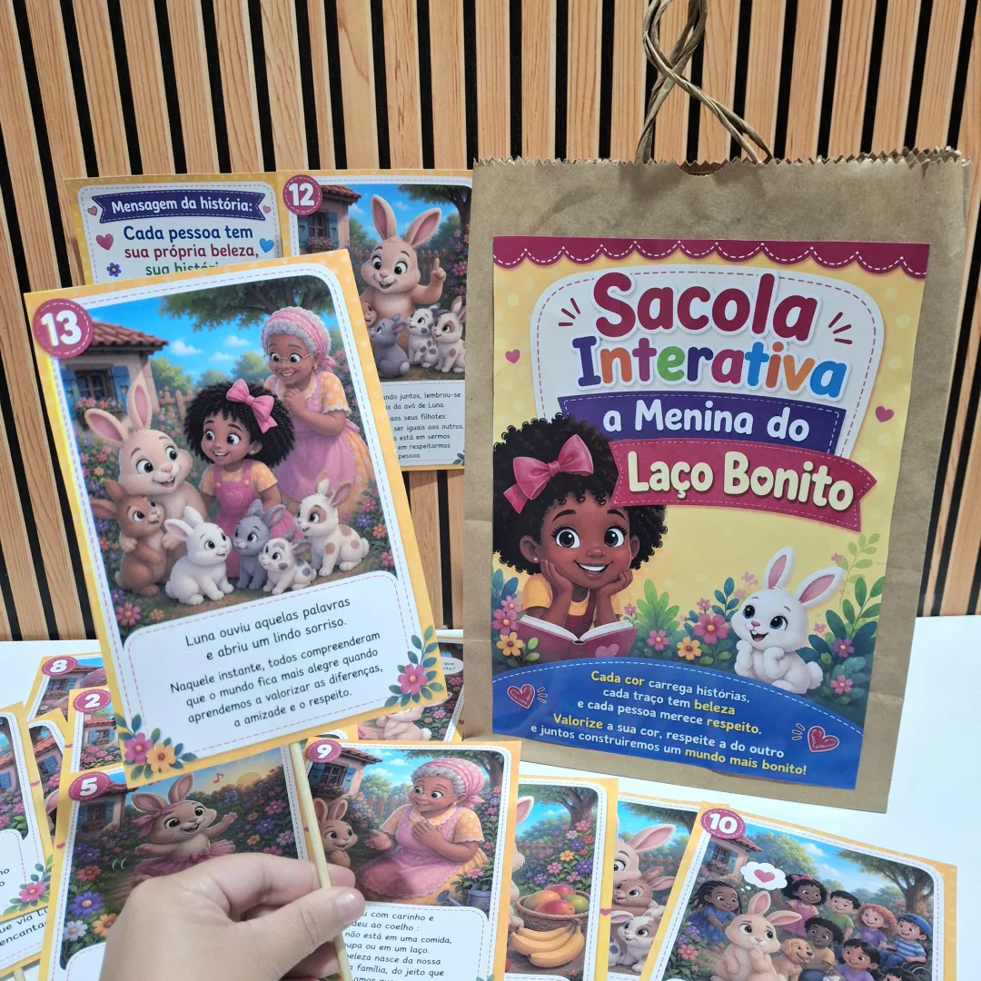 Sacola Interativa - A Menina do Laço Bonito — imagem 6