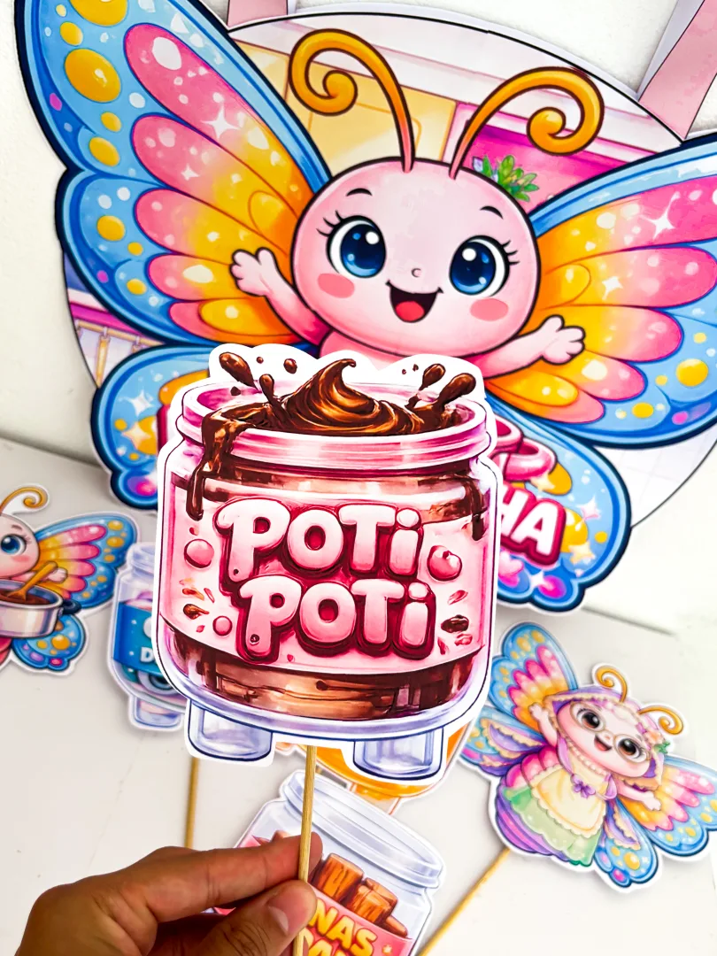 Sacola musical "BORBOLETINHA" — imagem 2
