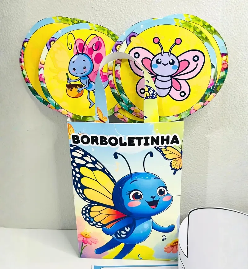 Sacola Musical Borboletinha + Atividade em PDF — imagem 5