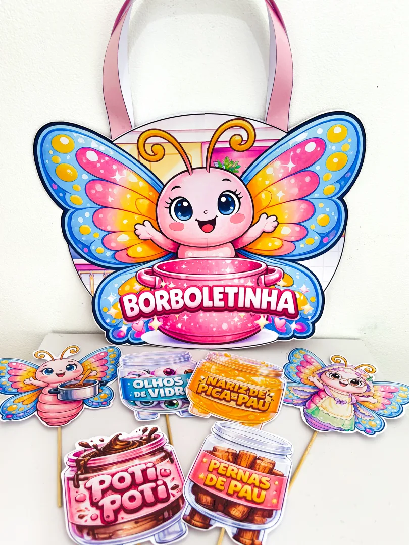 Sacola musical "BORBOLETINHA" — imagem 6