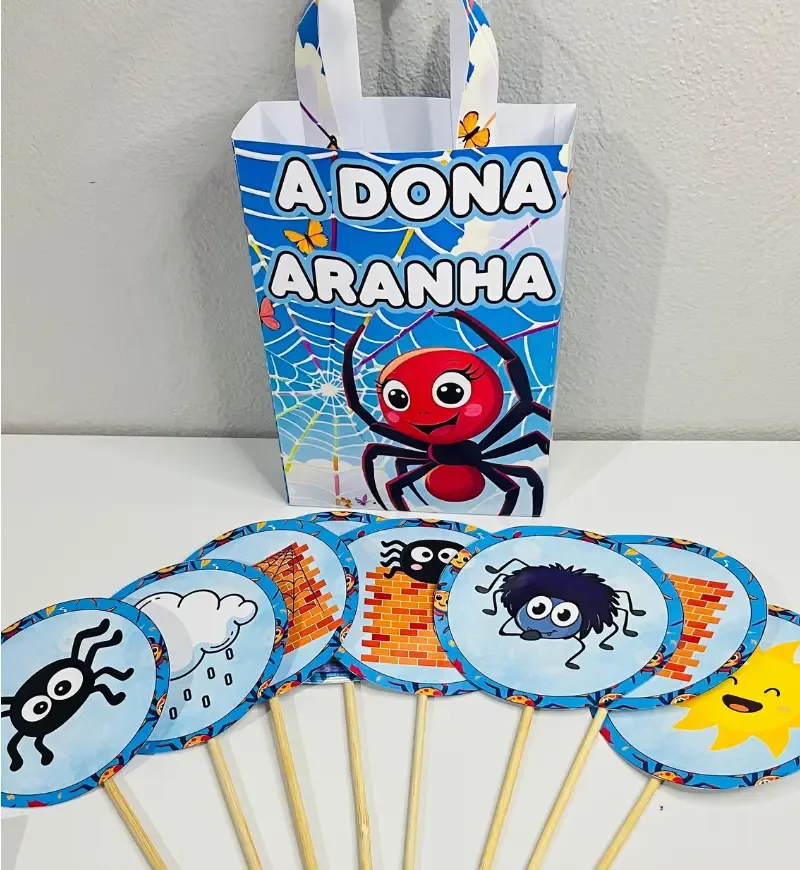 Sacola Musical Dona Aranha + Atividades em PDF — imagem 2