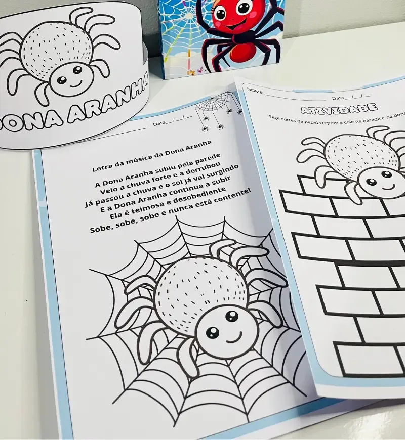 Sacola Musical Dona Aranha + Atividades em PDF — imagem 4