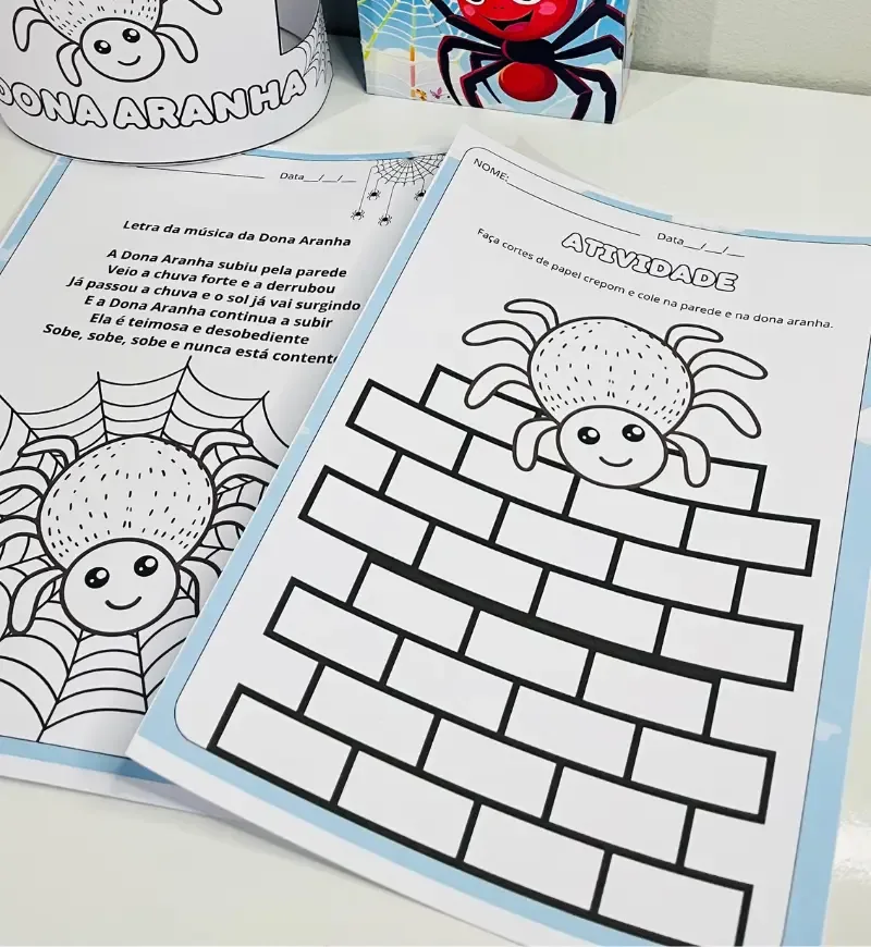 Sacola Musical Dona Aranha + Atividades em PDF — imagem 5