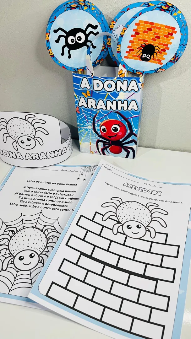 Sacola Musical Dona Aranha Educação Infantil em PDF — imagem 2