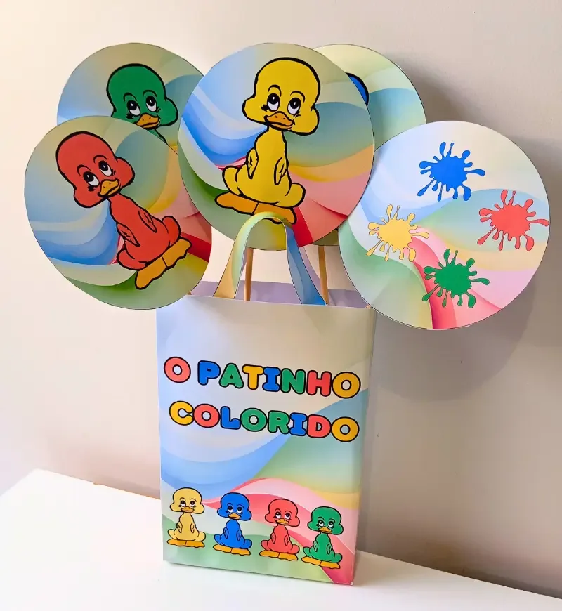 Sacola Musical O Patinho Colorido + Atividade em PDF — imagem 5