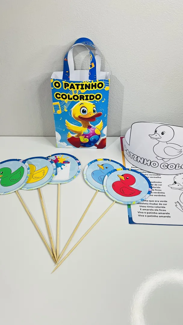 Sacola Musical – O Patinho Colorido educação infantil  — imagem 3