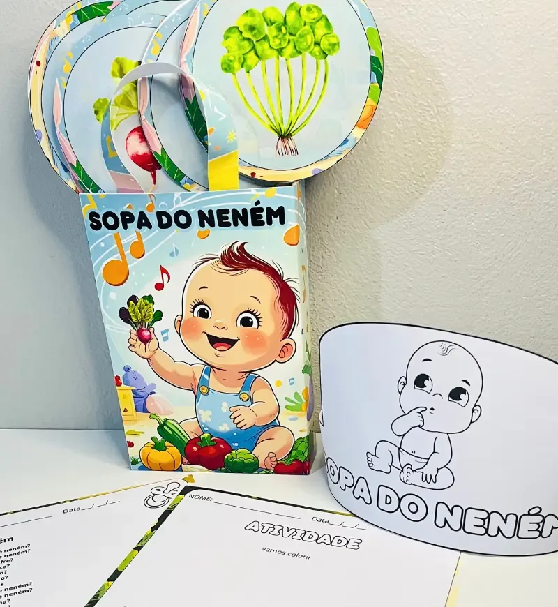 Sacola Musical Sopa do Neném + Atividade em PDF — imagem 2