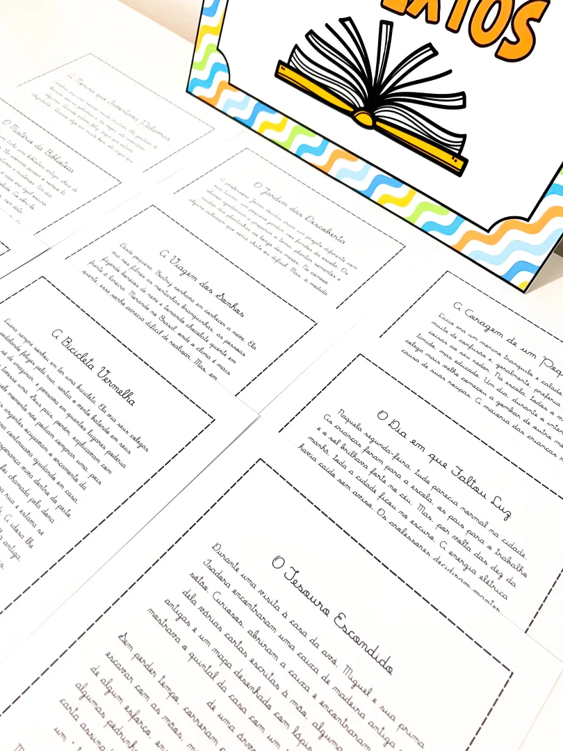 Sacola Pedagógica com Textos para Leitura e Caligrafia – 5º Ano — imagem 5