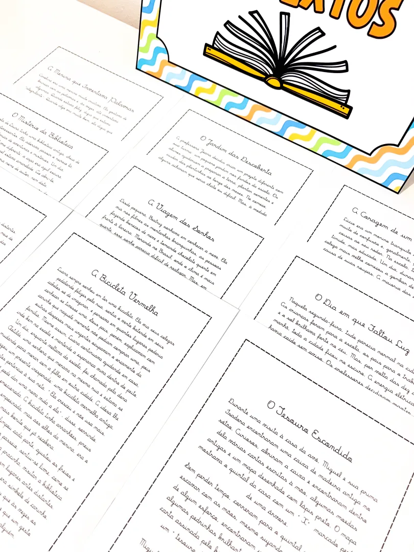 Sacola Pedagógica com Textos para Leitura e Caligrafia – 5º Ano — imagem 4