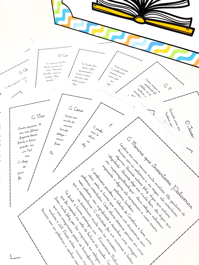 Sacola Pedagógica com Textos para Leitura e Caligrafia – 5º Ano — imagem 2