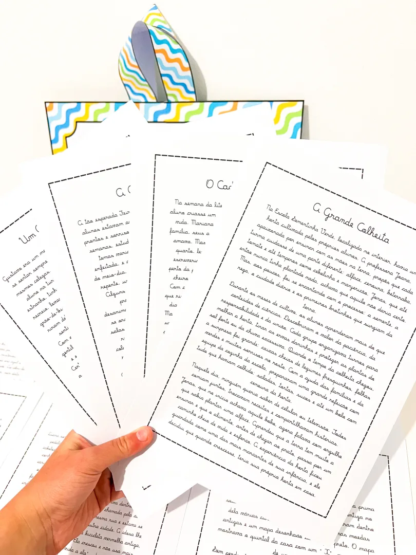 Sacola Pedagógica com Textos para Leitura e Caligrafia – 5º Ano — imagem 6