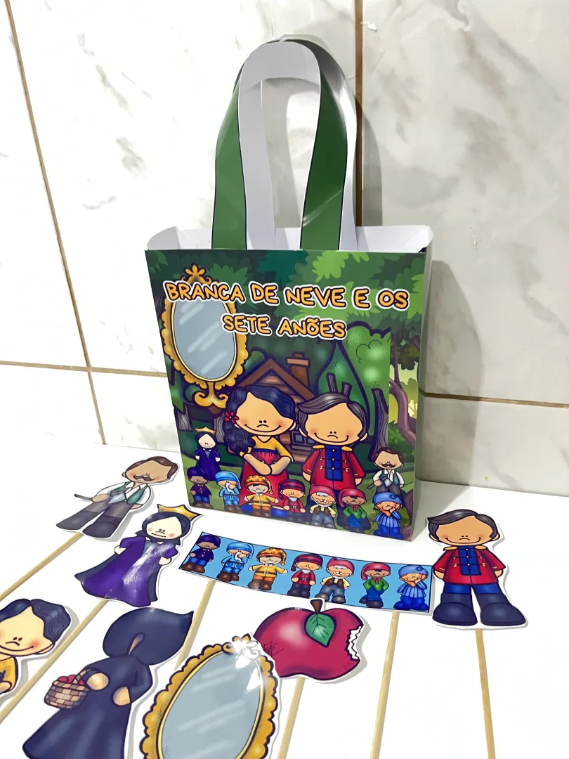 Sacola Teatral Branca de Neve Educação Infantil Em PDF! — imagem 4