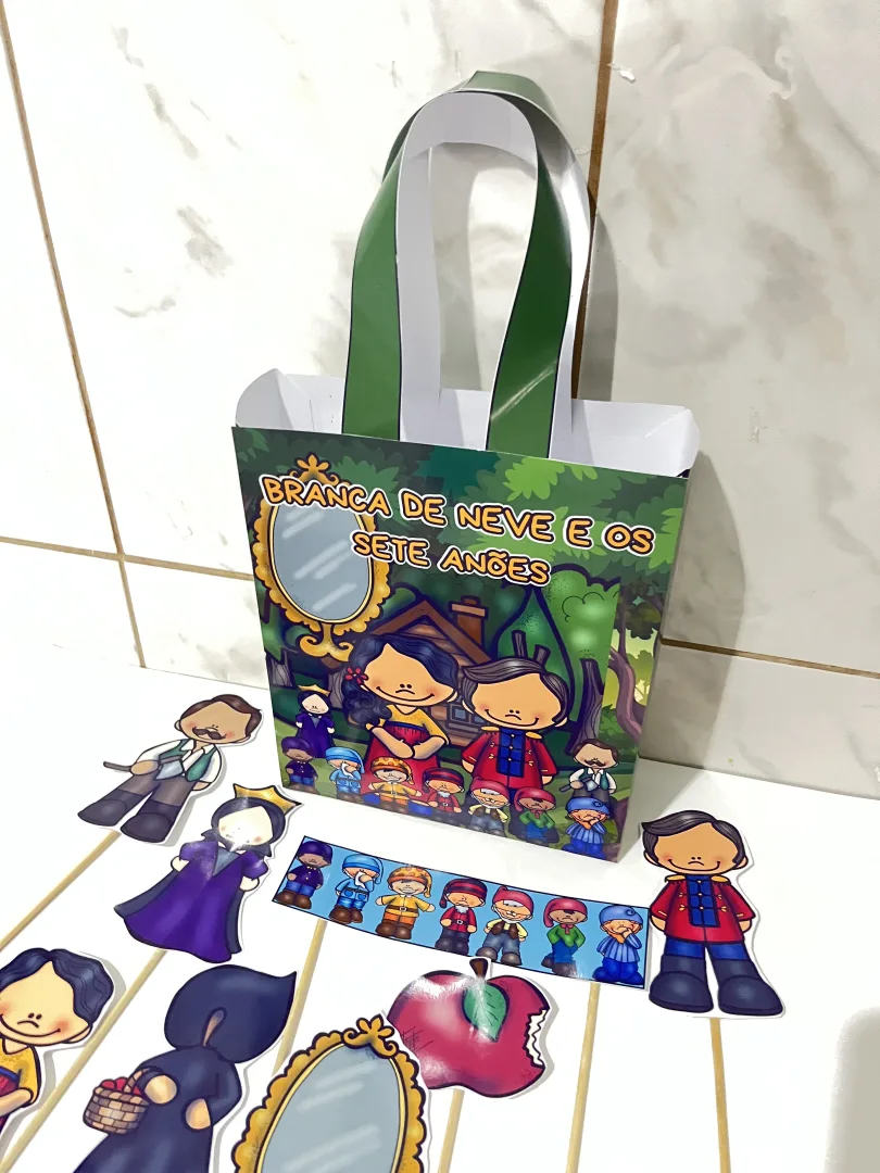 Sacola Teatral Branca de Neve Educação Infantil Em PDF! — imagem 6