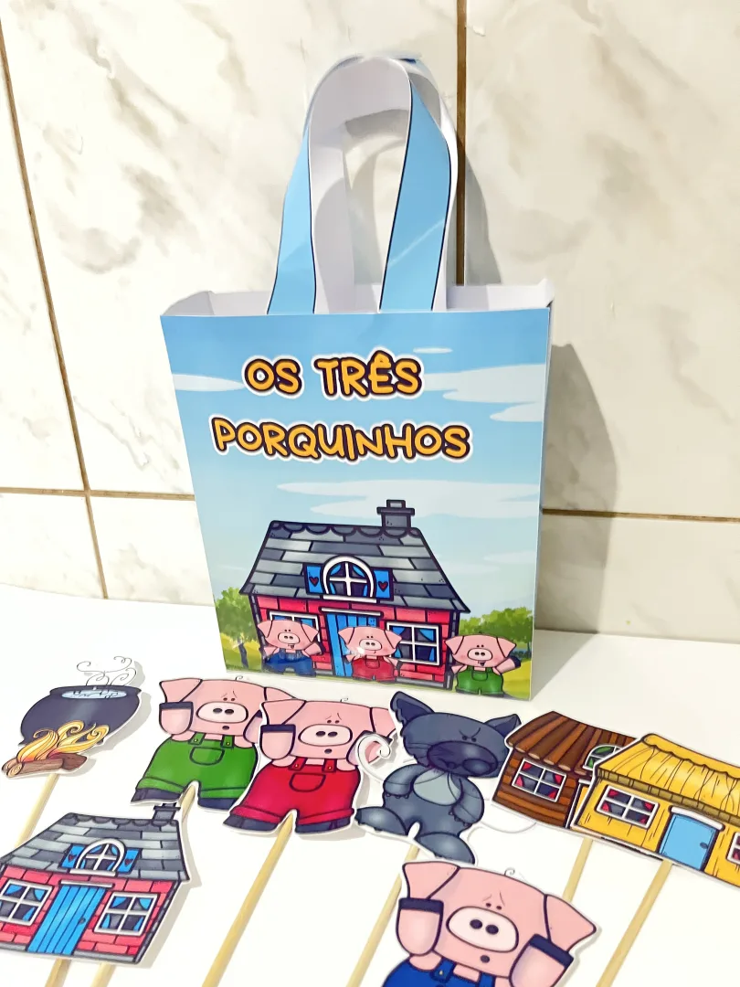 Sacola Teatral os Três Porquinhos Educação Infantil Em PDF! — imagem 3
