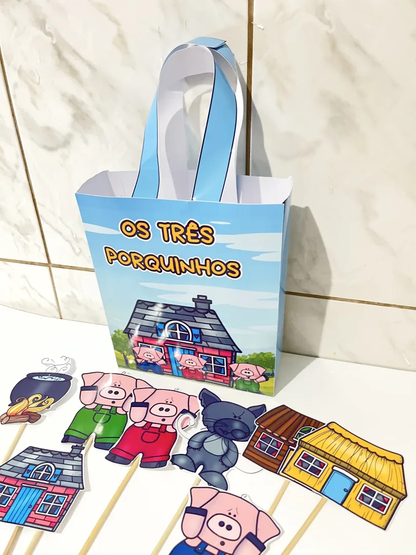 Sacola Teatral os Três Porquinhos Educação Infantil Em PDF! — imagem 6