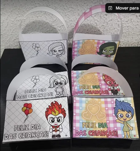 SACOLINHA / LEMBRANCINHA DIA DAS CRIANÇAS - DIVERTIDAMENTE — imagem 2