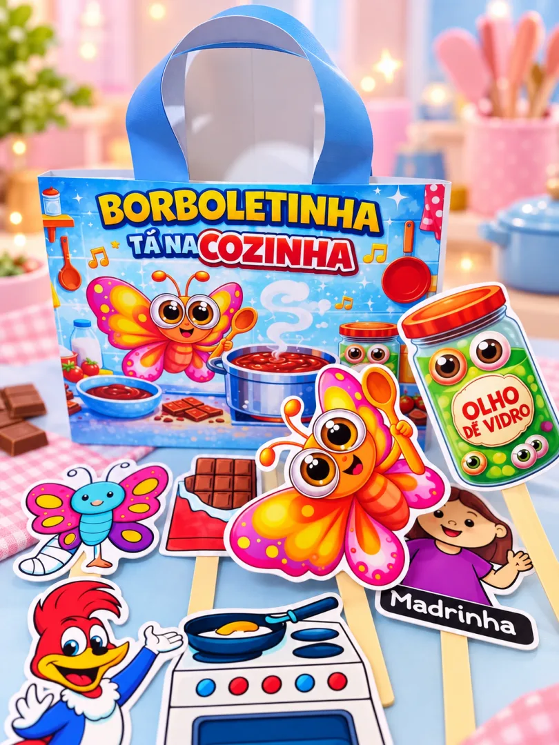 Sacolinha Musical – Borboletinha tá na Cozinha - Educação Infantil - PDF 5 folhas — imagem 3