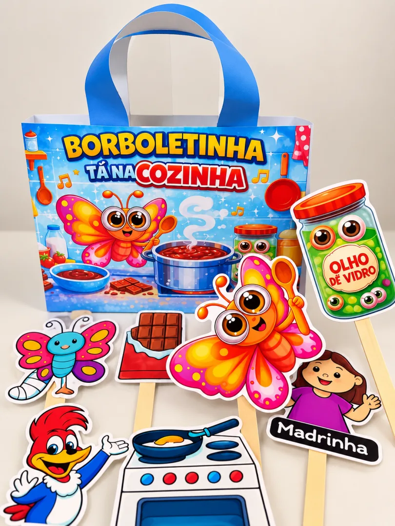 Sacolinha Musical – Borboletinha tá na Cozinha - Educação Infantil - PDF 5 folhas — imagem 2