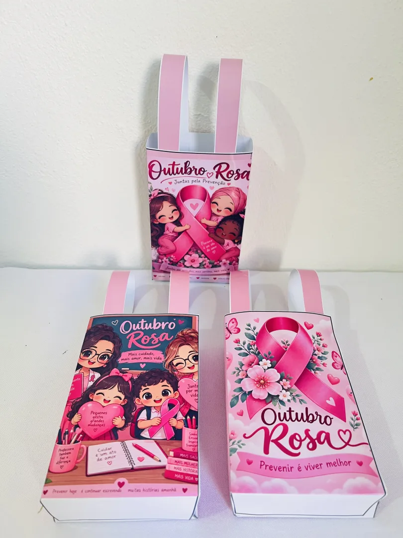 💗 SACOLINHA OUTUBRO ROSA – UMA LEMBRANCINHA CHEIA DE AMOR E SIGNIFICADO! 💗 — imagem 6