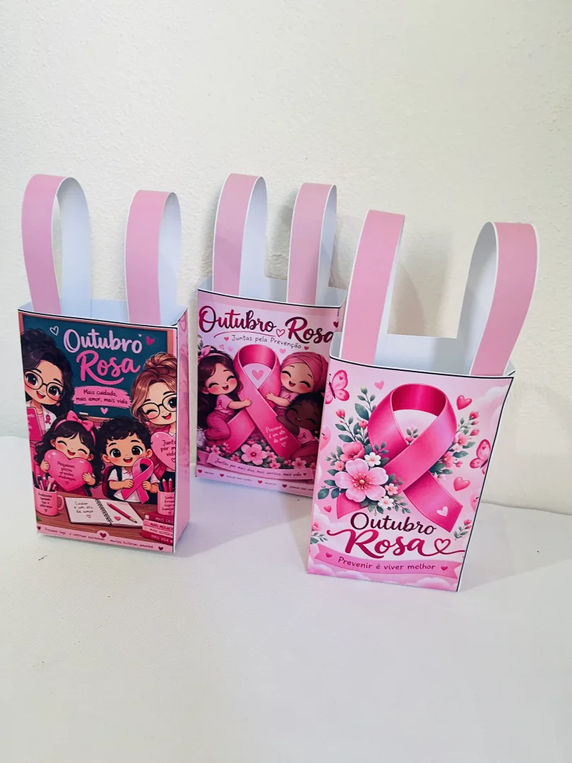💗 SACOLINHA OUTUBRO ROSA – UMA LEMBRANCINHA CHEIA DE AMOR E SIGNIFICADO! 💗 — imagem 4